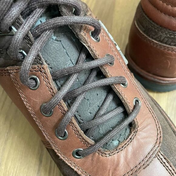 310 Motoring Wraith Chocolate Brown Leather Ankle Boots Lace Up 11 main image 11